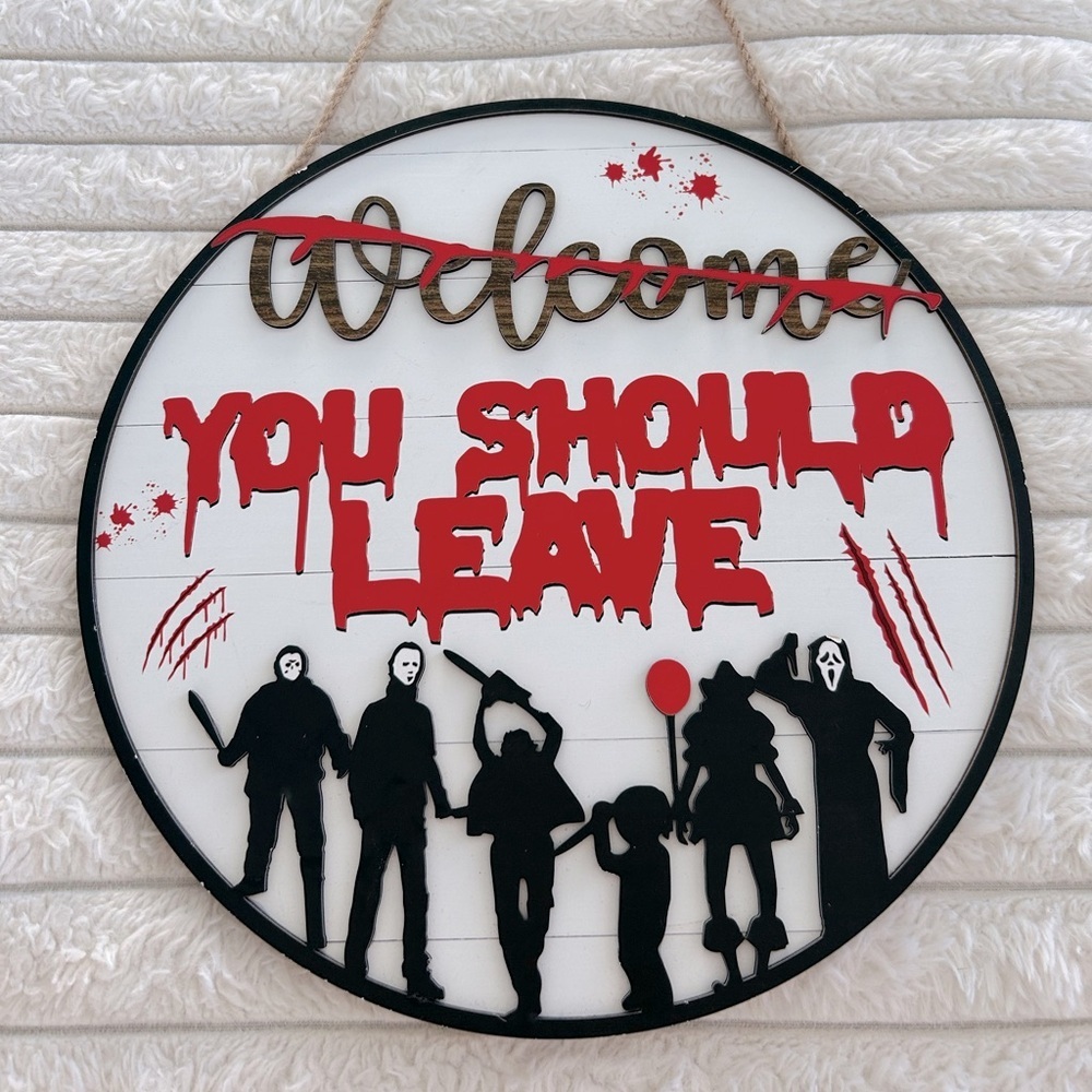 Halloween Welcome Sign